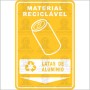 Material reciclável - Latas de alumínio 